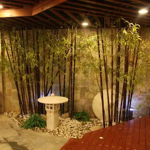 図書館病院の駅の装飾屋内人工竹の木偽の竹人工植物販売