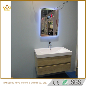Estilo Europeo moderno PARED COLGABA mdf <span class=keywords><strong>mueble</strong></span> <span class=keywords><strong>de</strong></span> <span class=keywords><strong>baño</strong></span> <span class=keywords><strong>espejo</strong></span> <span class=keywords><strong>de</strong></span> vanidad <span class=keywords><strong>con</strong></span> luz LED - Product Image 1
