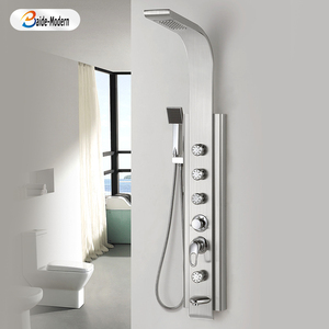 <span class=keywords><strong>Panel</strong></span> de <span class=keywords><strong>ducha</strong></span> termostático montado en la pared para hotel, sistema de torre de <span class=keywords><strong>panel</strong></span> de <span class=keywords><strong>ducha</strong></span> de acero inoxidable 304 - Product Image 2