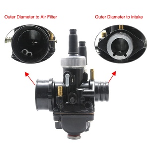 Carburateur de course noir 17mm 19mm 21mm PHBG DS Carb <span class=keywords><strong>50cc</strong></span> 90cc BW-S100 Moto Carburador - Product Image 4