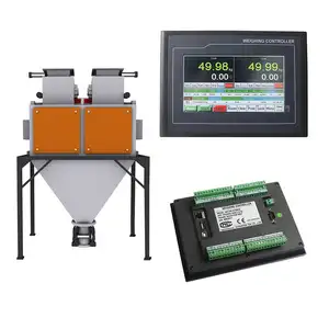 2-Bag/Hopper Bag Filling Controller for Packing Machine Systems, Touch Screen With Embedded Weighing/Control Module