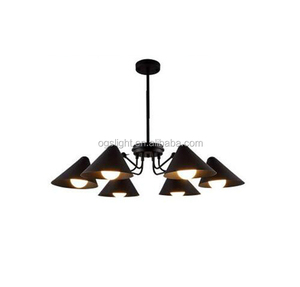 Modern vintage 3 cabezas de hierro negro lámpara colgante decorativo luces colgantes para <span class=keywords><strong>el</strong></span> <span class=keywords><strong>Centro</strong></span> <span class=keywords><strong>Comercial</strong></span> - Product Image 2