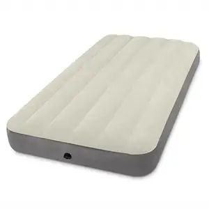 Intex Dura-beam Standard Series Deluxe Lit gonflable simple et haut pour l'extérieur Matelas pneumatique pour le repos Meubles de chambre à coucher Meubles de maison