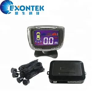 2024 trending accessories ultrasonic car reverso Sensor de Estacionamento com Display LCD auto Parktronic radar ajuda reversa assistente