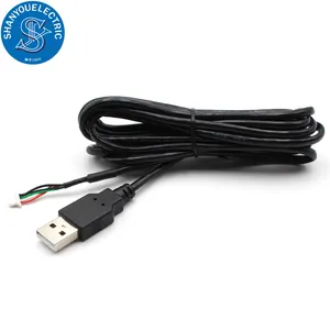 USB Cable with 5 Pin JST Connector Auto Wire Harness Auto Wire Sensor Cable for Abs Systems Automobile as Custom Request Shanyou