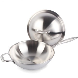 Mới nhất thiết kế thép không gỉ 304/430 không dính chảo chiên - Product Image 5