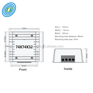 Alta regolatore di tensione 80 v a 12 v dc dc buck converter - Product Image 3