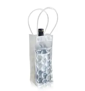 New Wine Bottle Cooler wrap Ice Gel Picnic Drinks sleeve as promotion gifts