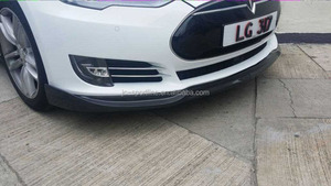 สปอยเลอร์กันชนหน้าคาร์บอนไฟเบอร์สำหรับรถยนต์เทสล่า รุ่น <span class=keywords><strong>S</strong></span> 85 <span class=keywords><strong>P85</strong></span> ปี <span class=keywords><strong>2014</strong></span> ขึ้นไป - Product Image 3