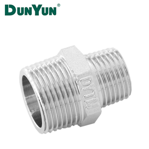 Filetage mâle BSP de haute qualité 1/2 "raccords de <span class=keywords><strong>plomberie</strong></span> filetés mâles <span class=keywords><strong>en</strong></span> laiton <span class=keywords><strong>mamelon</strong></span> d'extension de tuyau Double avec d'excellentes performances - Product Image 5