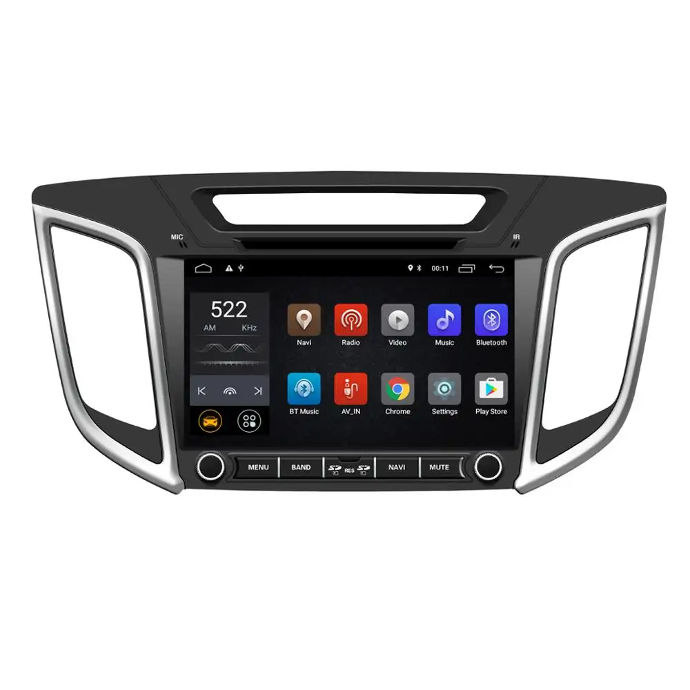 9Inch Auto Audio Radio Dvd Voor Hyundai Creta/Cantus/IX25 Multimedia Android 10.0 Systeem