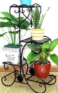 <span class=keywords><strong>In</strong></span> <span class=keywords><strong>ferro</strong></span> <span class=keywords><strong>battuto</strong></span> vaso da fiori scaffale design - Product Image 3