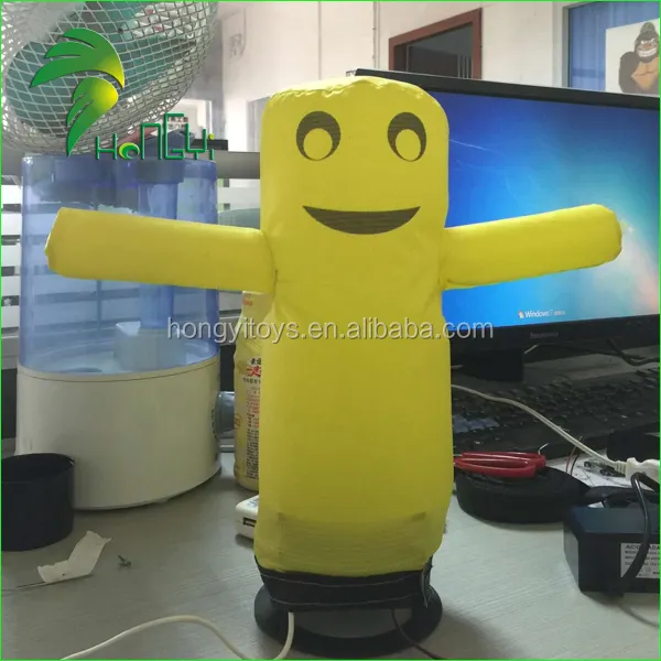 Inflatable मिनी पीला हवा नर्तकी, छोटे आकाश नर्तकी के साथ जोड़ने यूएसबी