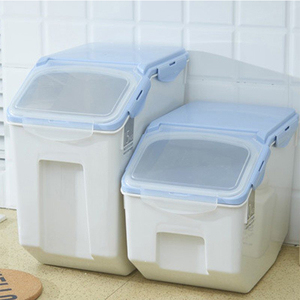 Hermético dispensador de comida a prueba de fugas de tapa caja de almacenamiento de cereales - Product Image 3