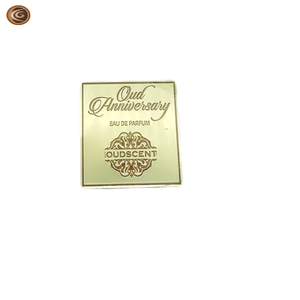Custom <strong>Perfume</strong> Metal Label Printing/<strong>embossed</strong> logo <strong>Sticker</strong> - Product Image 1