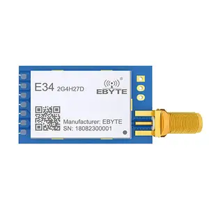 500mW E34-2G4H27D 2.4ghz uart rf אלחוטי משדר מודול 5 ק"מ ארוך טווח nRF24L01 + משדר ומקלט מודול