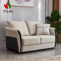 Sofá de Cuero Vacuno de 3 Plazas Tantra al por Mayor, Muebles de Cuero Genuino Importados de China para Sala de Estar, Diseños de Sofás con Fotos Disponibles