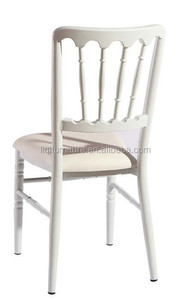 Chaise en aluminium blanche et noire de château de <span class=keywords><strong>Napoléon</strong></span> avec le coussin fixe QL800CW - Product Image 3