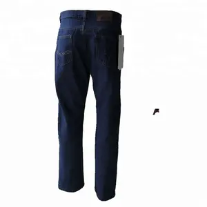 Feito sob encomenda carga trabalho roupa homem calças bordado ou impressão azul jeans jeans barato por oem yulin fábrica