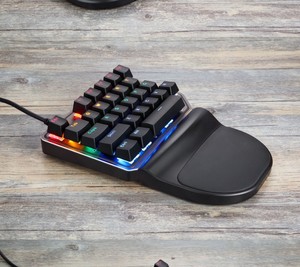 B2C Ecommerce Hot Sale K27 Handheld <strong>USB</strong> Wired Gaming Mechanical <strong>Keyboard</strong> with Blue Switch Backlight - Product Image 5