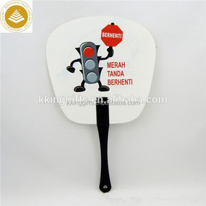 Fábrica al por mayor logotipo personalizado impreso publicidad de plástico PP ventiladores de la mano - Product Image 3