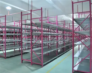 Heavy Duty warehouse shelving System ยาว Span ชั้นวางสำหรับ STACK Rack