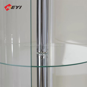 Boîtier d'exposition en verre Transparent hexagone, armoire <span class=keywords><strong>sur</strong></span> <span class=keywords><strong>mesure</strong></span> de présentation professionnelle, 1 pièce - Product Image 3