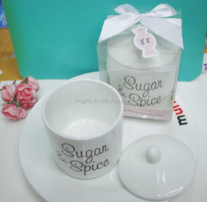 <span class=keywords><strong>Azucarero</strong></span> de Cerámica Ywbeyond, Especiero, Recuerdos para Despedida de Soltera, Regalos de Boda para Invitados - Product Image 4