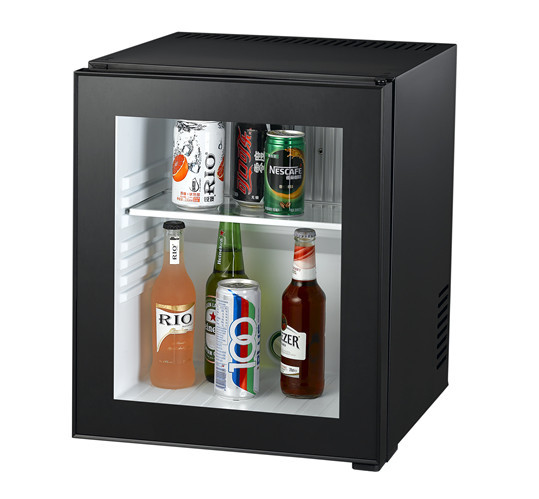 30L Luxury Stainless Steel Door Portable Electric Mini Fridge for Household & Hotel Use
