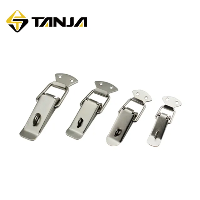 Regolabile auto-chiusura Toggle fermo in acciaio inox 304 a becco d'anatra primavera hasp ferro strumento di blocco fibbia hasp hardware mobili