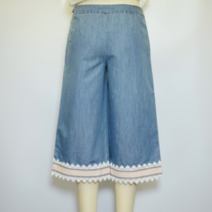 Best selling 2018 Korean style of Fall/Winter national tide with lace hemmed <b>pants</b> - Product Image 3
