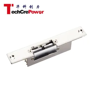 Cerradura de puerta eléctrica de acero inoxidable de tipo estrecho, 12V, para Taquilla