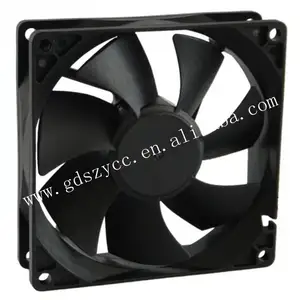 De alta velocidad 92mm 100mm 9225 24v dc sin escobillas axial ventilador de refrigeración de 92x92x25