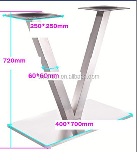 جودة عالية الفولاذ الصلب مستطيلة طاولة معدنية قاعدة رخيصة وقوية - Product Image 2