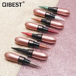 Groothandel Make Vegan Oogschaduw Stok Glitter Eyeliner Potlood Waterdicht Eyeshadow Stick Private Label