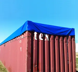 Resistente telone per rimorchio <span class=keywords><strong>su</strong></span> <span class=keywords><strong>misura</strong></span> telone per camion con copertura resistente telone impermeabile per tetto e rimorchio con corda - Product Image 3