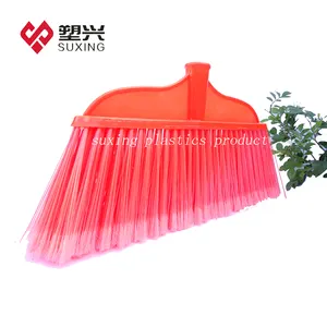 SUXING oem customized suxing pp pet wood or metal factory big size nylon broom for plastic home and and street