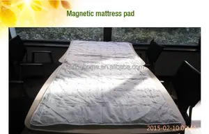 Colchón de terapia magnética con relleno de poliéster, almohadilla de protección para cama individual, estera de cama, tela de algodón 100%