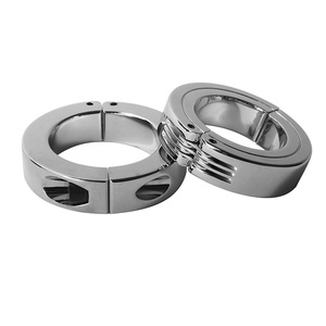 In-dia 1.5 "CBT Heavy Metal <span class=keywords><strong>Cock</strong></span> Ring Ball <span class=keywords><strong>Stretcher</strong></span> Weight Sex Toy pour hommes - Product Image 2
