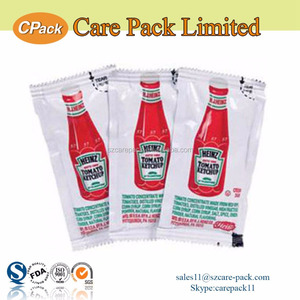 Özel baskı gıda sınıfı düz çanta boş alüminyum folyo ketçap paketleri - Product Image 5