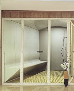 Salle de sauna à vapeur chaude et humide traditionnel au design moderne <span class=keywords><strong>JACKBO</strong></span> Baril de cèdre canadien avec panneau de commande d'ordinateur Option vapeur sèche - Product Image 3