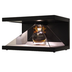 Boîte d'affichage <span class=keywords><strong>holographique</strong></span> 3D personnalisée en verre trempé à projection HD 270 degrés, <span class=keywords><strong>pyramide</strong></span>/boîte <span class=keywords><strong>holographique</strong></span> 3D, vitrine d'affichage <span class=keywords><strong>holographique</strong></span> - Product Image 1