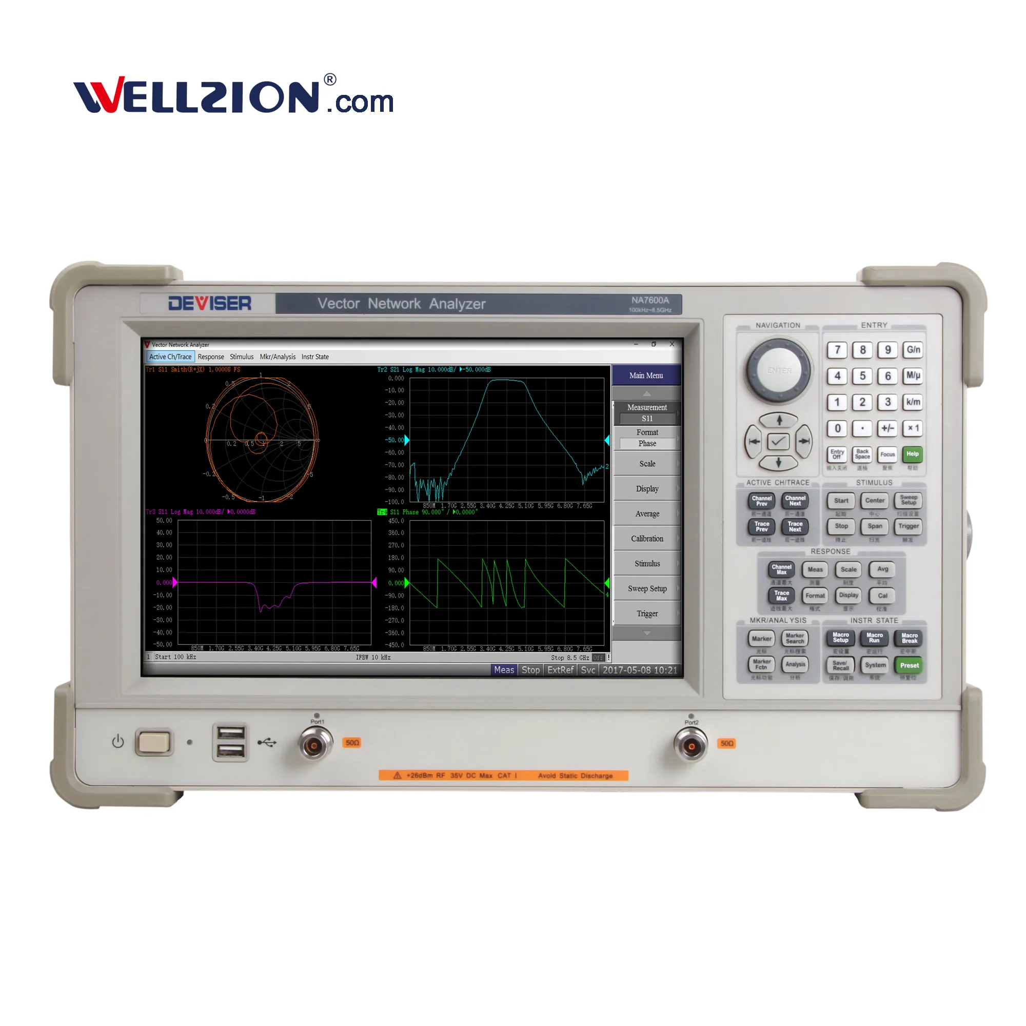 NA7642A,100kHz to 4.5GHz Vector Network Analyzer