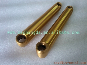 Brazos de manivela para bicicleta BMX personalizados XACD, hechos por ti, juego de manivela con color dorado, brazos de manivela BMX con anodizado dorado - Product Image 5