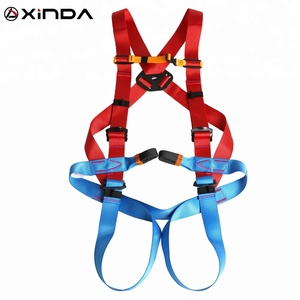Harnais de sécurité complet XINDA, <span class=keywords><strong>ceinture</strong></span> réglable en polyester haute résistance, travaux de construction en plein air, escalade, <span class=keywords><strong>protection</strong></span> contre les chutes - Product Image 2