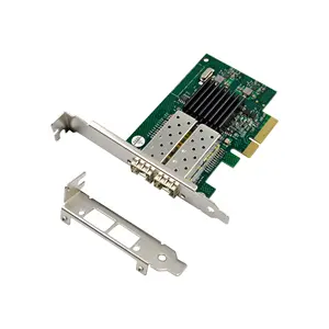 SUNWEIT ST722双端口1G SFP以太网PCIe x4千兆适配器卡JL82576EB芯片组