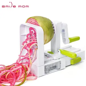 Smile Mom 2022 Cầm Tay Thực Phẩm Veggie Hướng Dẫn Sử Dụng Rau Trái Cây Máy Cắt Lát Xoắn