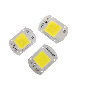 6000k - 6500k 110V 220V AC Led chip 50W COB 4000lm - 4500lm