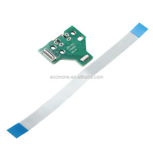 USB Charging Port Socket Board for <strong>PS4</strong> <strong>Controller</strong> Board <strong>Charger</strong> Board JDS 001 011 030 040 055 With 12 14 Pin Flex Ribbon <strong>Cable</strong> - Product Image 2