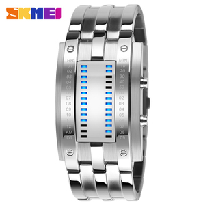 Caliente venta <span class=keywords><strong>SKMEI</strong></span> 0926 <span class=keywords><strong>binario</strong></span> Led moda <span class=keywords><strong>reloj</strong></span> <span class=keywords><strong>reloj</strong></span> de la plata diseñe su propio <span class=keywords><strong>reloj</strong></span> - Product Image 4